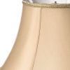 10" Vintage Gold Slanted Oval Shantung Lampshade