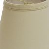 8" Parchment Biege Empire Hardback Slanted Linen Lampshade