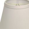 White No Slub Innsbruck Empire Lamp shade 8 Bottom
