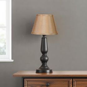 8" Pale Brown Empire Hardback Slanted No Slub Lampshade