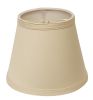 8" Slate Grey Empire Hardback Slanted No Slub Lampshade