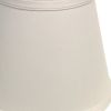 10" White Empire Hardback Slanted No Slub Lampshade