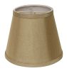 10" Pale Brown Empire Hardback Slanted No Slub Lampshade