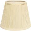 19" Ivory Empire Slanted Broadcloth Lampshade