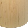 14" Inherent Slanted Drum Raw Silk Lampshade