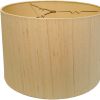18" Inherent Slanted Drum Raw Silk Lampshade