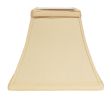 12" Slate Grey Square Bell No Slub Lampshade