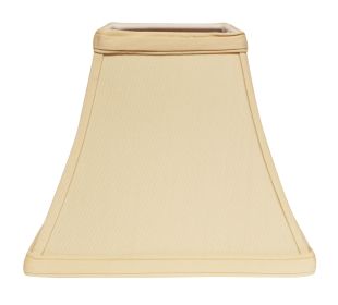 14" Slate Grey Square Bell No Slub Lampshade
