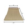 14" Pale Brown Rectangle Bell No Slub Lampshade