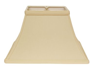 14" Slate Grey Rectangle Bell No Slub Lampshade