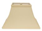 16" Slate Grey Rectangle Bell No Slub Lampshade