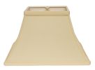 16" Slate Grey Rectangle Bell No Slub Lampshade