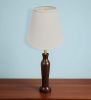 16" White Deep Empire Linen Lampshade