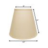 16" Parchment Biege Deep Empire Linen Lampshade