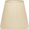 18" Ivory Deep Empire Broadcloth Lampshade