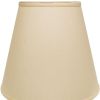 18" Parchment Biege Empire Linen Lampshade