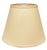 16" Parchment Biege Empire Deep Slanted Linen Lampshade