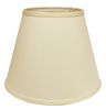 16" Ivory Empire Deep Slanted No Slub Lampshade