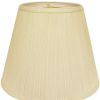 18" Ivory Empire Deep Slanted Broadcloth Lampshade
