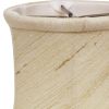 4" Inherent Set of 6 Corset Drum Chandelier Silk Lampshades