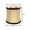 4" Inherent Set of 6 Corset Drum Chandelier Pongee Silk Lampshades