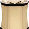 4" Inherent Set of 6 Corset Drum Chandelier Pongee Silk Lampshades