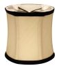 4" Inherent Set of 6 Corset Drum Chandelier Pongee Silk Lampshades