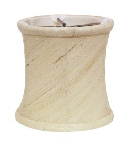 6" Inherent Set of 6 Corset Drum Chandelier Silk Lampshades