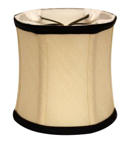 6" Inherent Set of 6 Corset Drum Chandelier Pongee Silk Lampshades
