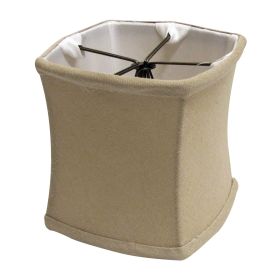 5" Dune Set of 6 Soft Box Chandelier Linen Lampshades