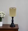5" Antique Gold Set of 6 Drum Chandelier Pongee Silk Lampshades