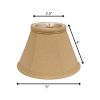 5" Parchment Biege Premium Set of 6 Chandelier Linen Lampshades
