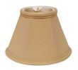 6" Parchment Biege Premium Set of 6 Chandelier Linen Lampshades