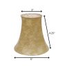 5" Parchment Faux Set of 6 Chandelier Lampshades