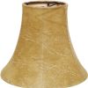 5" Antique Parchment Set of 6 Empire Slanted Chandelier Lampshades