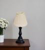6" Cream Set of 6 Empire Slanted Chandelier Shantung Lampshades
