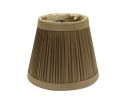 5" Ash Set of 6 Slanted Chandelier Tafetta Lampshades