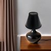 5" Black with White Set of 6 Chandelier Parchment Lampshades
