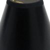 5" Black with White Set of 6 Chandelier Parchment Lampshades