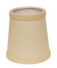 4" Parchment Biege Set of 6 Chandelier Linen Lampshades