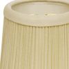 4" Ivory Set of 6 Chandelier Broadcloth Lampshades