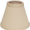 4" Slate Grey Set of 6 Chandelier No Slub Lampshades