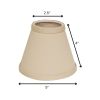 5" Slate Grey Set of 6 Chandelier No Slub Lampshades