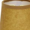 5" Canvas Set of 6 Chandelier Kraft Paper Lampshades