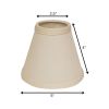 5" Ivory Set of 6 Chandelier No Slub Lampshades