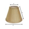 4" Pale Brown Set of 6 Chandelier No Slub Lampshades