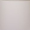 13" White Throwback Drum No Slub Lampshade