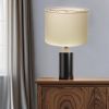 14"  Ivory Throwback Drum No Slub Lampshade