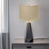 15" Light Wheat Throwback Drum Linen Lampshade