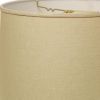 15" Parchment Biege Throwback Drum Linen Lampshade